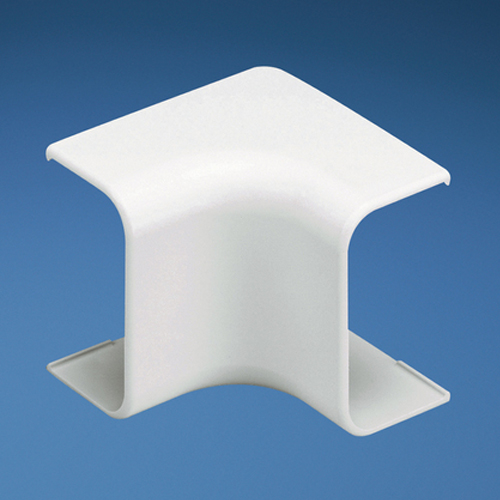Raceway Fitting, Inside Corner, Electric Ivory, LD3 CableLAN