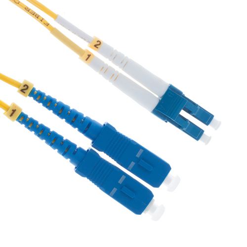 Fiber Optic Assembly, Duplex, Singlemode, LC to SC, 5 Feet CableLAN