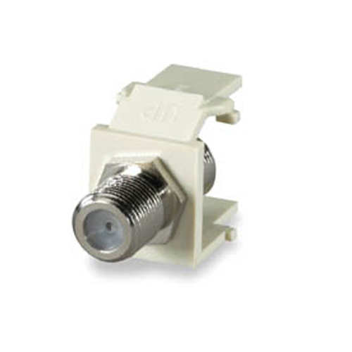 Module, F Connector, Light Ivory, 1 GHz - CableLAN
